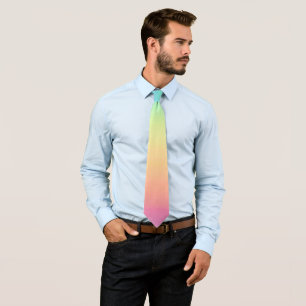 Cravate Pastel Rainbow Ombre