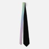 Cravate Pastel Rainbow Ombre Gradient Blur Abstrait Design (Dos)