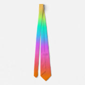 Cravate Pastel Rainbow ombre Gradient Pride (Dos)