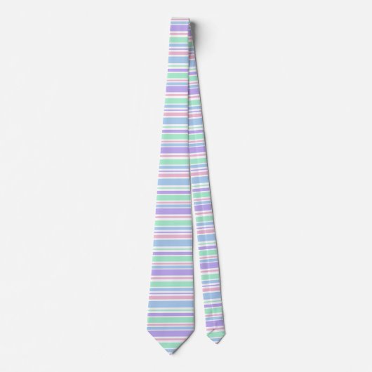 Cravate Pastel Stripes (Devant)
