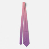 Cravate Pastel Sunset rose violet ombre dégradé (Dos)