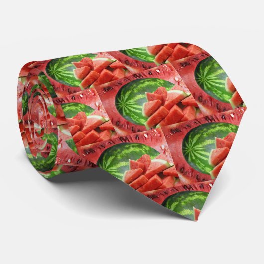 Cravate Pastèque (Roulé)