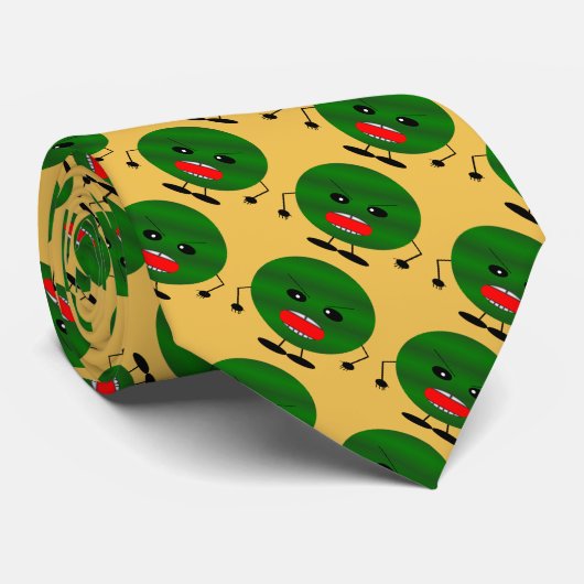 Cravate Pastèque en colère par Kenneth Yoncich (Roulé)