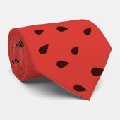 Cravate Pastèque Ripe Juicy Délicieux Avec Conception De G (Roulé)