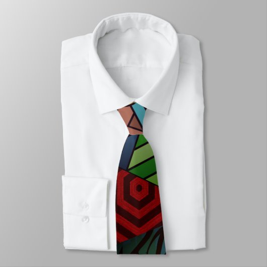 cravate patchwork (Attaché)