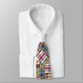 Cravate Patchwork carreau / Tartan (Attaché)
