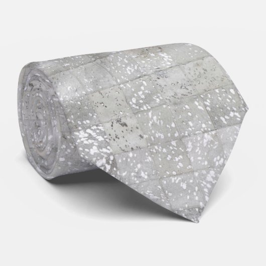 Cravate Patchwork de bouc d'argent Imprimer en métal (Roulé)