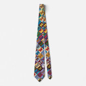 Cravate Patchwork de papillon (Devant)