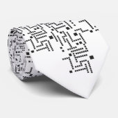 Cravate Patchwork de pixel (Roulé)