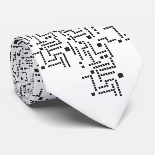 Cravate Patchwork de pixel (Roulé)