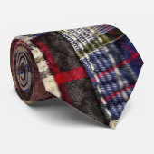 Cravate Patchwork Plaid (Roulé)