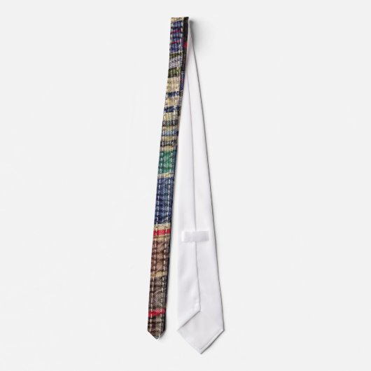 Cravate Patchwork Plaid 1 (Dos)