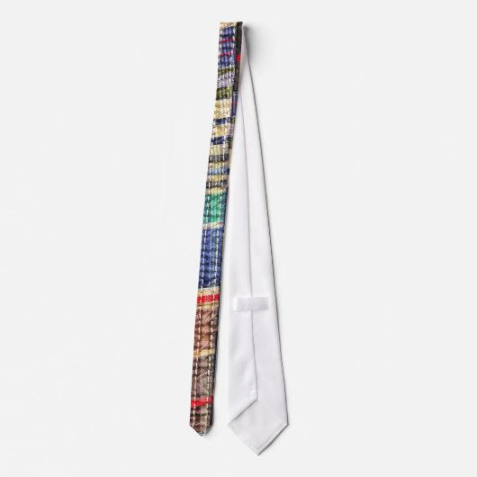 Cravate Patchwork Plaid 6 (Dos)