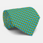 Cravate Patchwork Rwanda Motif drapeau (Roulé)