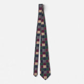 Cravate Patchwork Tartan Héritage (Dos)