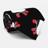 Cravate Patins à rouleaux blancs (Roulé)