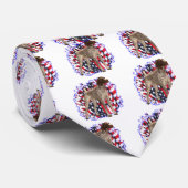 Cravate Patriote de pointeur à pois courts allemand (Roulé)