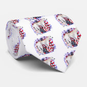 Cravate Patriote saluki (Roulé)