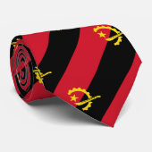 Cravate Patriotic Angolan Flag (Roulé)