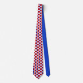 Cravate Patriotic Checkerboard Necktie (Devant)
