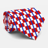 Cravate Patriotic Checkerboard Necktie (Roulé)