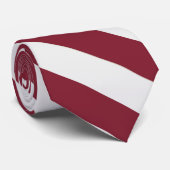 Cravate Patriotic Red and White Striped (Roulé)