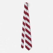 Cravate Patriotic Red and White Striped (Dos)