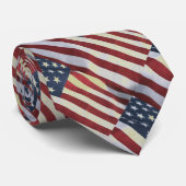 Cravate patriotique de drapeau américain (Roulé)