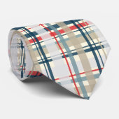 Cravate patriotique de plaid (Roulé)