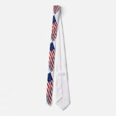 Cravate patriotique drapeau américain (Dos)