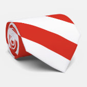 Cravate patriotique élégant du drapeau du Canada (Roulé)