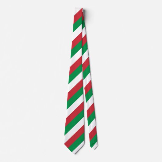 Cravate Patriotique italien de drapeau de l'Italie (Devant)