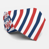 Cravate Patriotique Rouge Blanc et Bleu (Roulé)