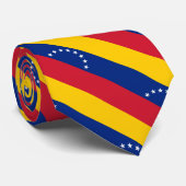 Cravate Patriotique vénézuélien de drapeau du Venezuela (Roulé)