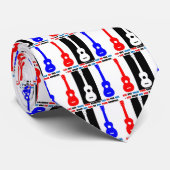 Cravate Patriotisme d'ukulélé (Roulé)