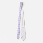 Cravate patte de chat gingham - violet (Dos)