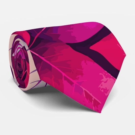 Cravate Pattern de Colorful Autumn Leaves (Roulé)