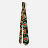 Cravate Pattern de Ethnic Brooches Seamless (Dos)