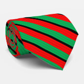 Cravate Patterns de Kwanzaa Colors (Roulé)