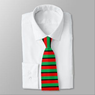 Cravate Patterns de Kwanzaa Colors