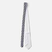 Cravate Patters de Black and White Checker (Dos)