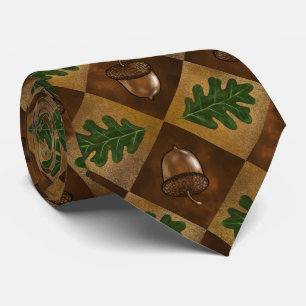 Cravate Patters de l'Acorn and Oak Leaf