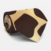 Cravate Patters d'Or Brown (Roulé)