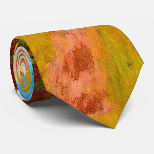 Cravate Paul Gauguin - Paysage tahitien (Roulé)