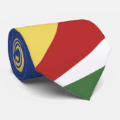 Cravate pavillon des Seychelles (Roulé)