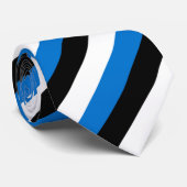 Cravate Pavillon Estonie (Roulé)