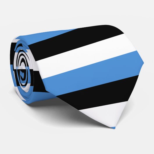 Cravate Pavillon Estonie (Roulé)