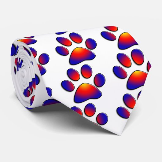 CRAVATE PAW COLORÉ (Roulé)