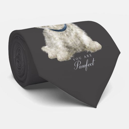 Cravate Pawfect Westie (Roulé)