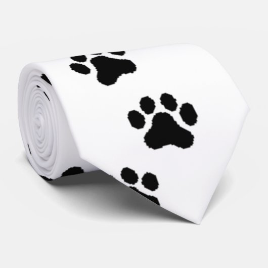 Cravate pawprints (Roulé)